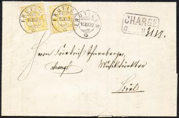 Briefmarken: 57 - 1882 weisses Papier, KZ A