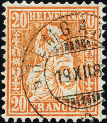 Briefmarken: 48 - 1881 Faserpapier