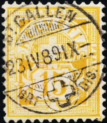 Briefmarken: 63A - 1882 Faserpapier, KZ A