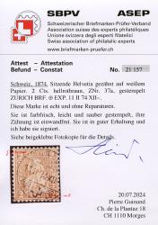 Thumb-2: 37a - 1874, Carta bianca