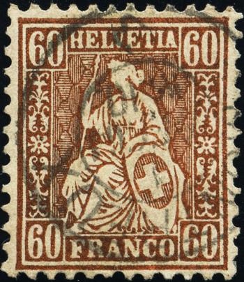 Briefmarken: 35 - 1863 Weisses Papier