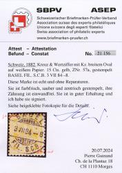 Thumb-2: 57 - 1882, weisses Papier, KZ A