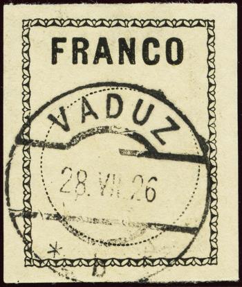 Thumb-1: FZ1 - 1910, Lettres majuscules, bordées d'une bande décorative