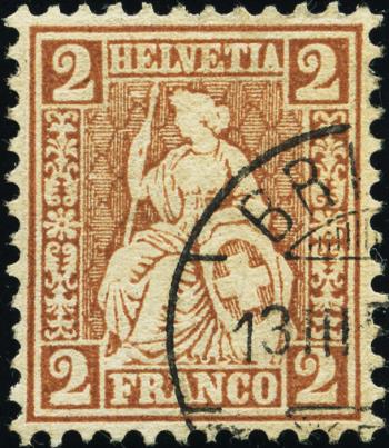 Thumb-1: 37a - 1874, Seated Helvetia, White Paper