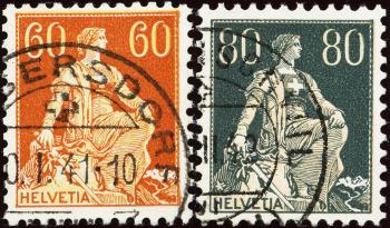 Timbres: 140y-141y - 1940 Papier craie lisse