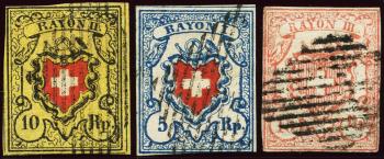 Thumb-1: 16II,17II, 20 - 1850-1852, Rayons without cross edging