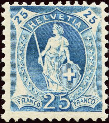 Thumb-1: 93A - 1906, weisses Papier, 13 Zähne, WZ