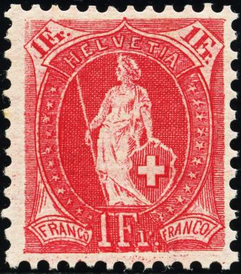 Thumb-1: 91A - 1905, weisses Papier, 13 Zähne, WZ