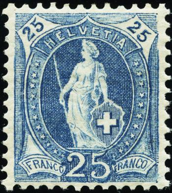 Briefmarken: 73E - 1901 weisses Papier, 14 Zähne, KZ B