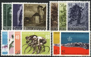Briefmarken: FL1958 - 1958 Jahreszusammenstellung