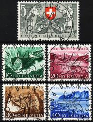 Thumb-1: B61-B65 - 1953, Berna 600 anni nella Confederazione, laghi e corsi d'acqua