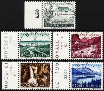 Thumb-1: B66-B70 - 1954, Psaume suisse, lacs et cours d'eau