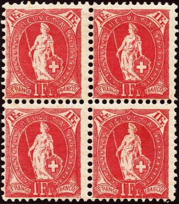 Briefmarken: 91A - 1905 weisses Papier, 13 Zähne, WZ