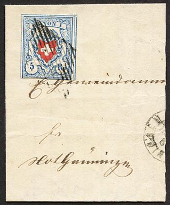 Briefmarken: 17II - 1851 Rayon I, ohne Kreuzeinfassung