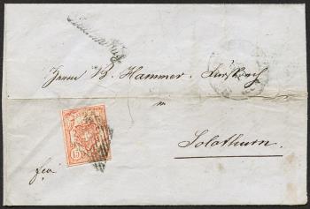 Briefmarken: 20 - 1852 Rayon III mit grosser Wertziffer