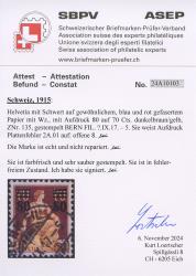 Thumb-2: 135.2A.01 - 1915, Aufbrauchsausgaben mit neuen Wertaufdrucken