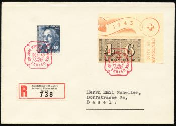 Briefmarken: W15 - 1943 Einzelwert aus dem Luxusblatt