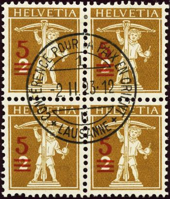 Briefmarken: 147 - 1921 Aufbrauchsausgaben mit neuen Wertaufdrucken