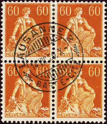 Stamps: 140 - 1918 fiber paper