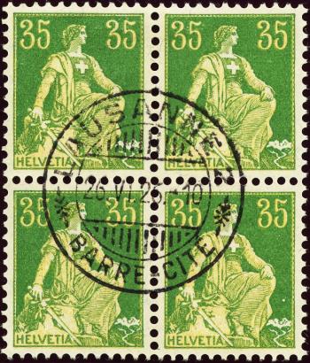 Stamps: 111 - 1908 fiber paper