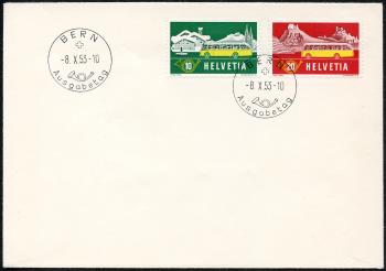 Thumb-3: 314-315 - 1953, special stamps Alpenpost