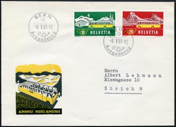 Thumb-3: 314-315 - 1953, special stamps Alpenpost