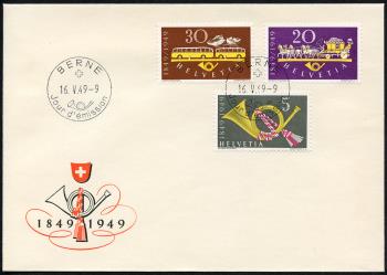 Thumb-2: 291-293 - 1949, 100 Years of the Swiss Post