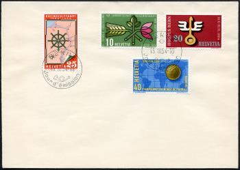 Thumb-2: 316-319 - 1954, Timbres publicitaires et commémoratifs