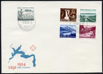 Thumb-1: B66-B70 - 1954, Swiss Psalm, Lakes and Watercourses