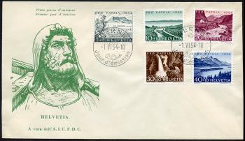 Thumb-1: B66-B70 - 1954, Psaume suisse, lacs et cours d'eau