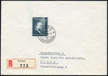 Thumb-1: FL143 - 1939, Timbre commémoratif pour le 100e anniversaire de Josef Rheinberger