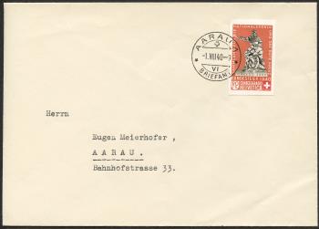 Thumb-2: B8-B11 - 1940, Einzelwerte aus dem Bundesfeierblock