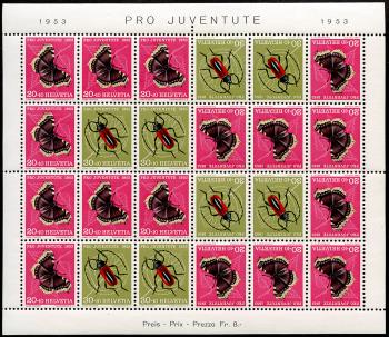 Thumb-1: JOZ41 - 1953, reversed sheet