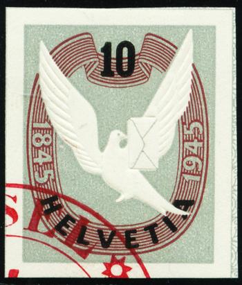 Briefmarken: W22 - 1945 Einzelwerte aus Jubiläumsblock 100 Jahre Basler Taube