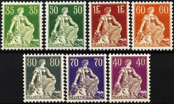 Briefmarken: 111z-176z - 1933-1934 Geriffeltes Kreidepapier
