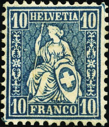 Thumb-1: 31 - 1862, Seated Helvetia, white paper