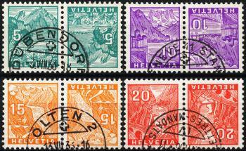 Briefmarken: K28-K31 -  Landschaftsbilder in Buchdruck