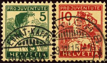 Briefmarken: J2-J3 - 1915 Trachtenbilder