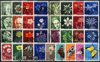 Briefmarken: J105-J137 - 1943-1950 Verschiedene Darstellungen