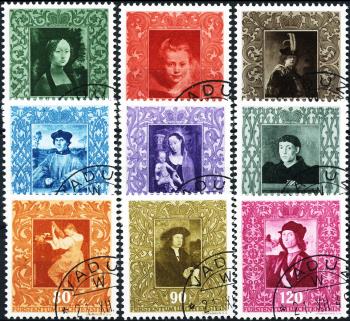 Briefmarken: FL217-FL225 - 1949 Fürstliche Gemäldegalerie