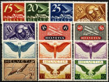 Briefmarken: F3-F15 - 1923-1929 Verschiedene Darstellungen