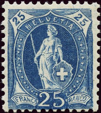 Francobolli: 87A - 1905 carta bianca, 13 denti, WZ
