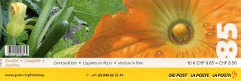 Francobolli: SBK125/ZNr.92 - 2011 Color multicolore, fiori di verdura zucchine