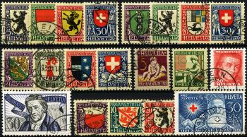Thumb-1: J29-J48 - 1924-1928, Kantons- und Schweizer Wappen