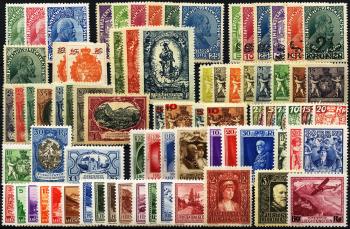 Francobolli: FL1-FL142 - 1912-1938 Lotto Liechtenstein