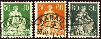 Briefmarken: 113y-141y - 1940 Helvetia mit Schwert, glattes Kreidepapier