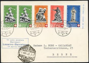 Thumb-1: RF40.2a - 1. April 1940, Locarno - Barcelone