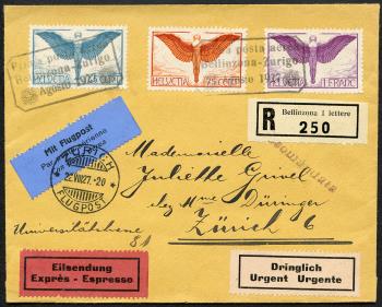Thumb-1: SF27.4u - 22. August 1927, Zurigo-Bellinzona-Zurigo