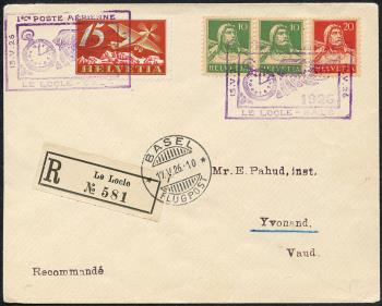 Thumb-1: RF26.7d - 17. Mai 1926, Basel-La Chaux-de-Fonds/Le Locle