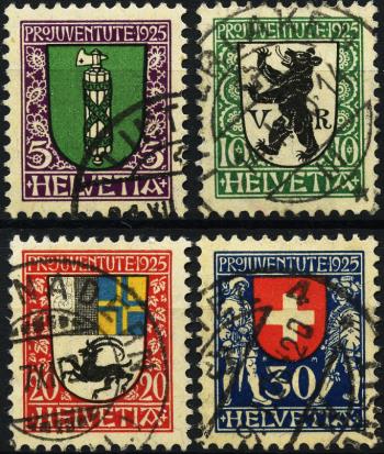Thumb-1: J33-J36 - 1925, Stemmi cantonali e svizzeri